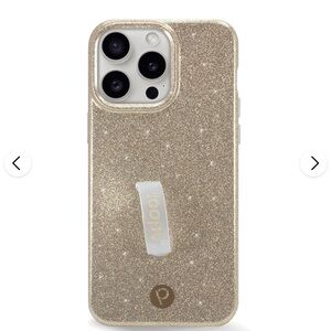 Loopy case Apple 15 Pro champagne sparkle